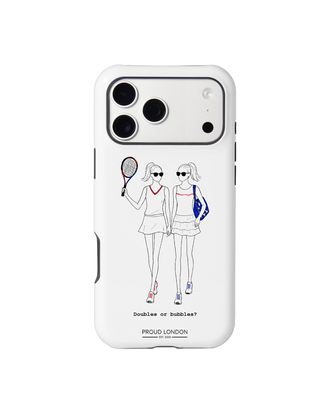 "Double Or Bubbles?" Phone Case