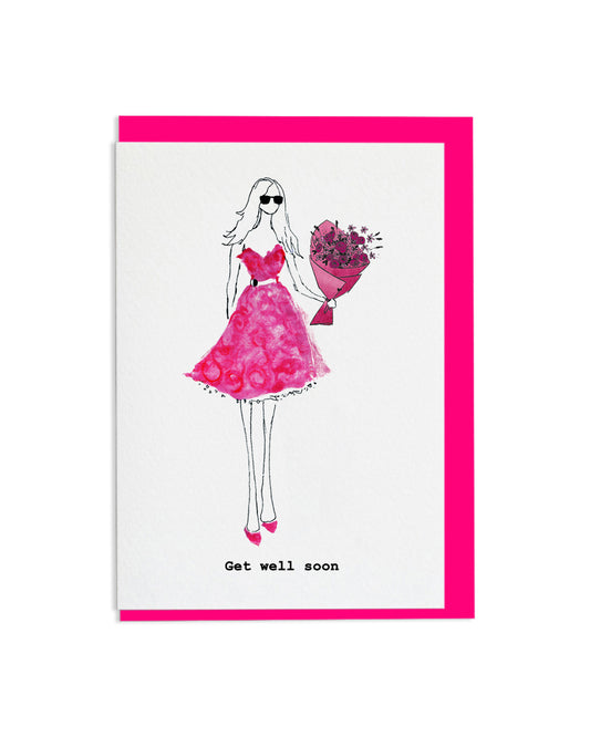 6 "Get Well Soon" A6 Greetings Cards