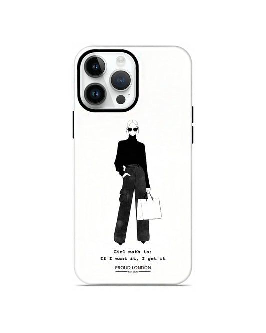 "Girl Math" iPhone Case