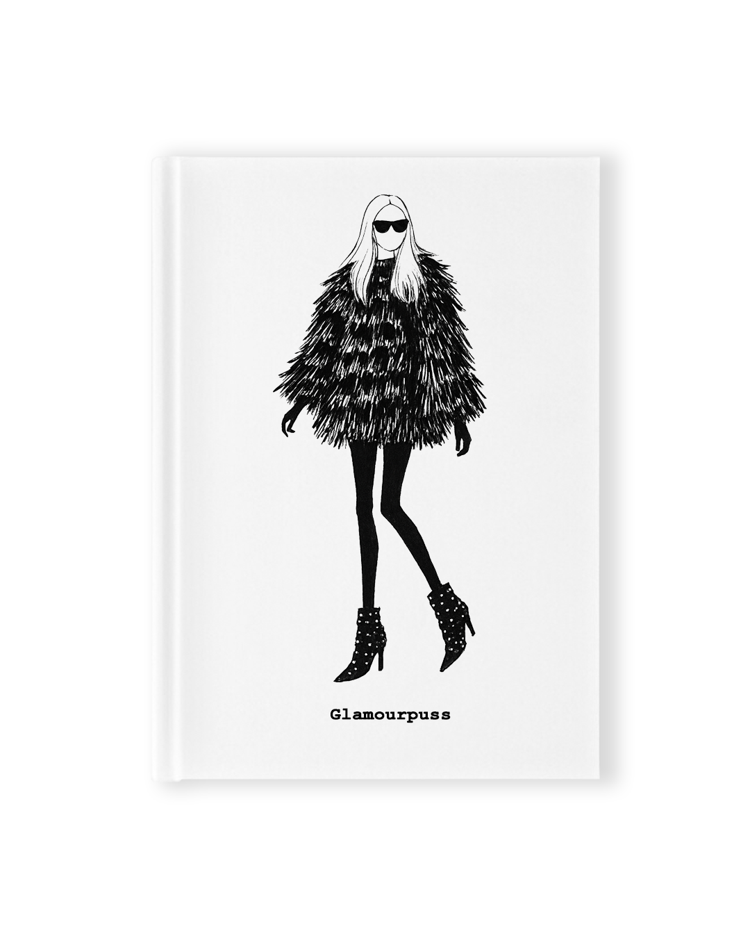 "Glamourpuss" Hardcover Notebook