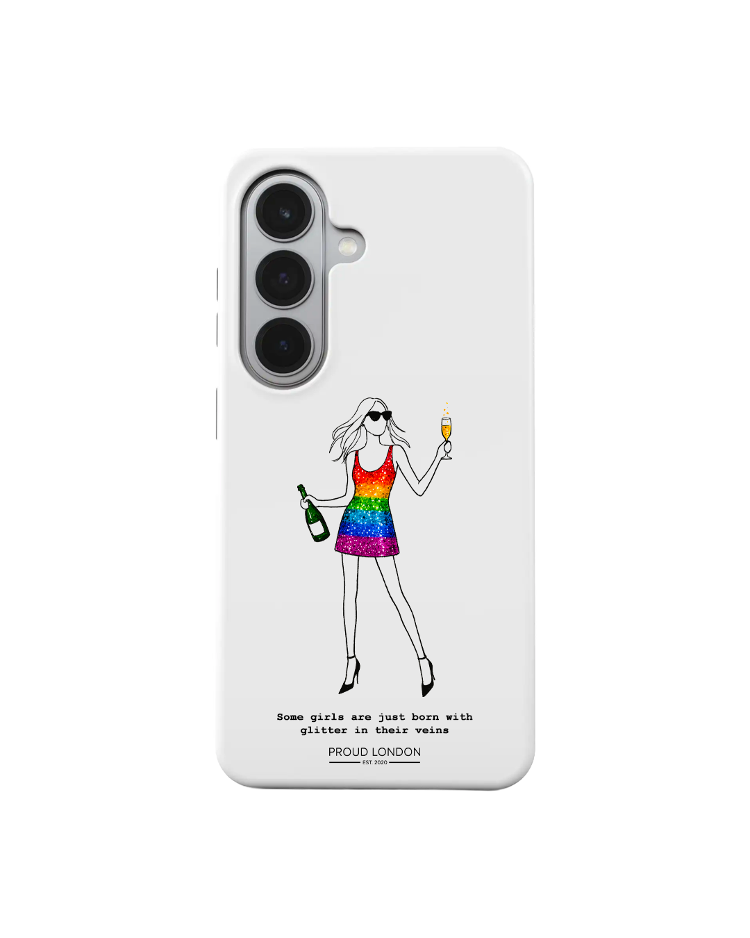 "Glitter In Their Veins" Phone Case