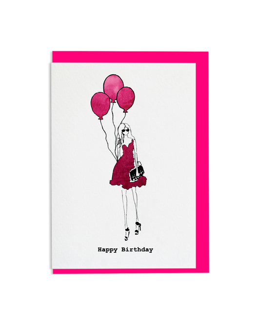 6 "Happy Birthday" A6 Greetings Cards