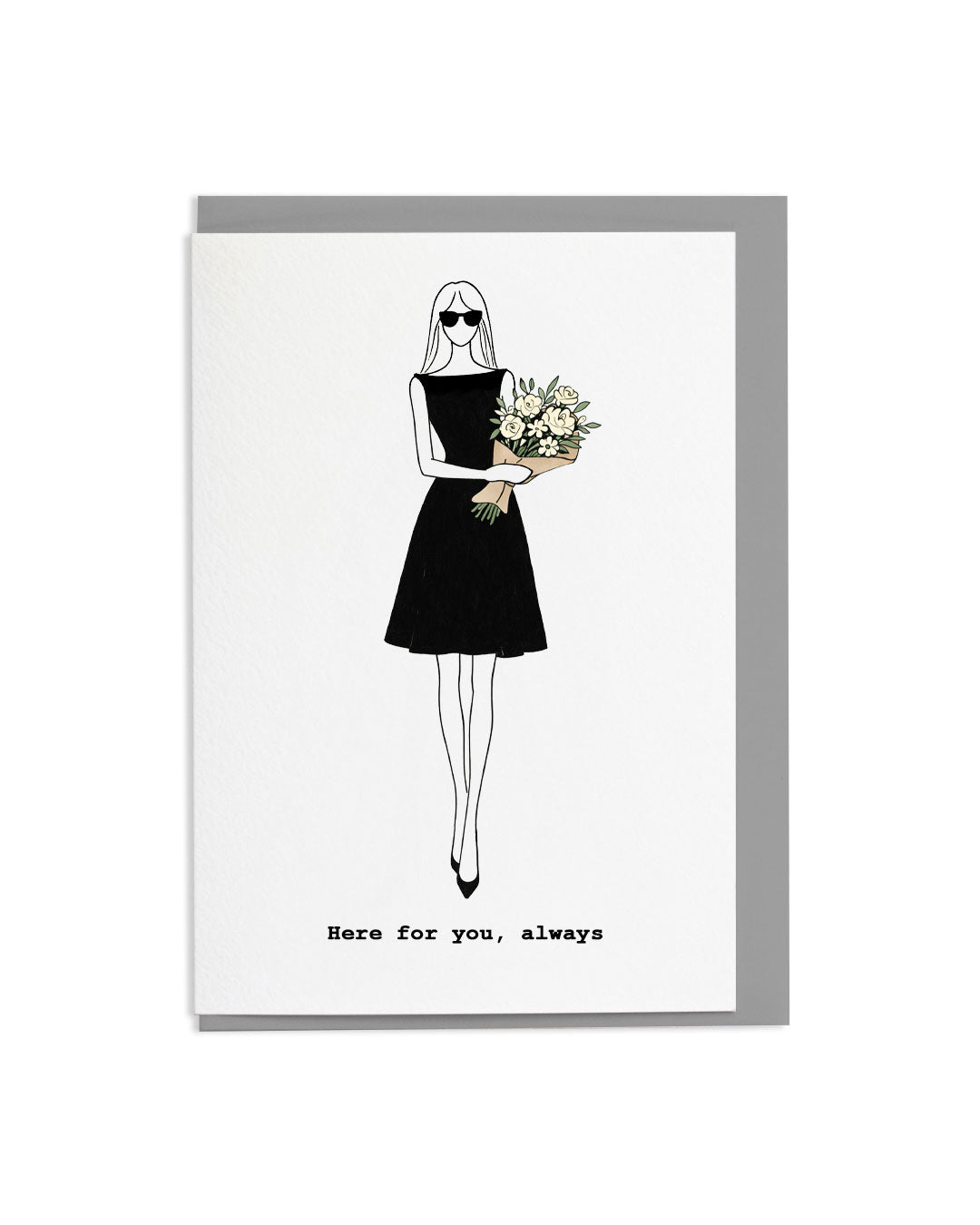 "Here For You, Always" A6 Greetings Card