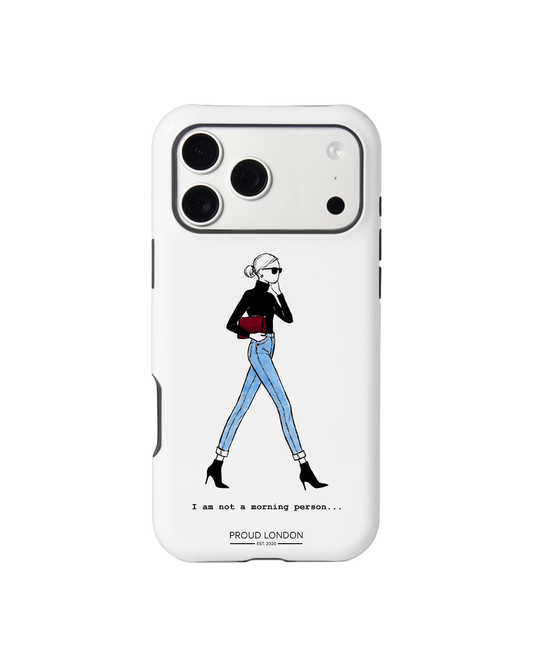 "I Am Not A Morning Person" Phone Case