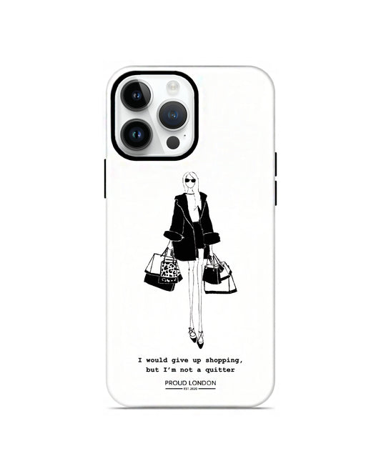 "I Am Not A Quitter" iPhone Case