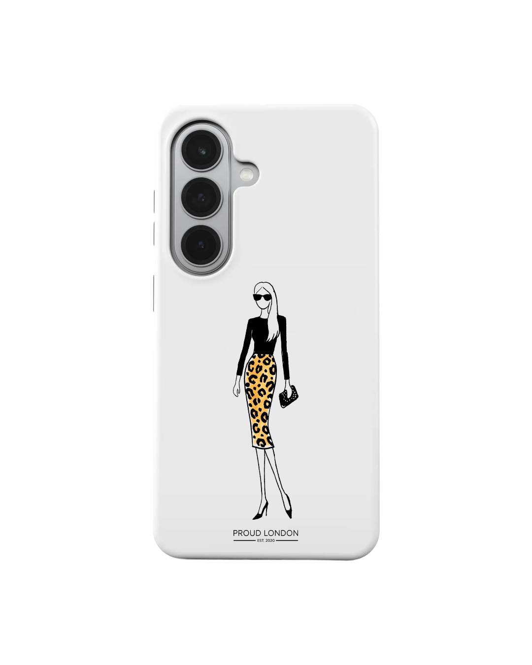 "Leopard Print Skirt" Phone Case