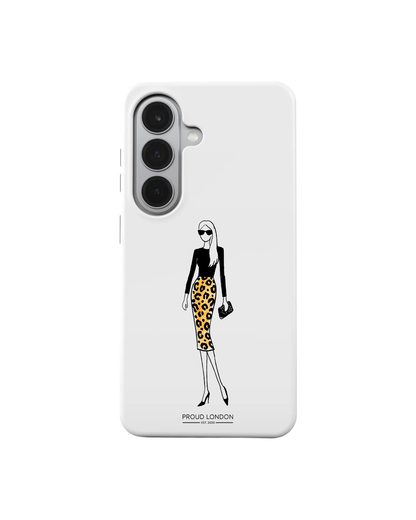 "Leopard Print Skirt" Phone Case