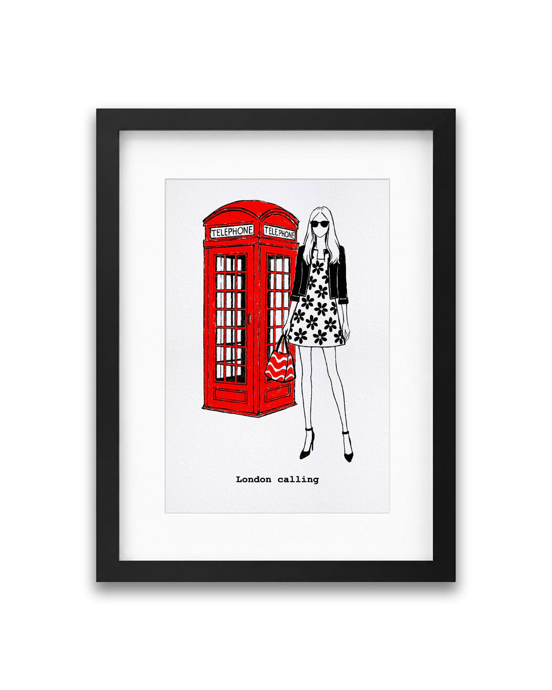 "London Calling" Framed A4 Print