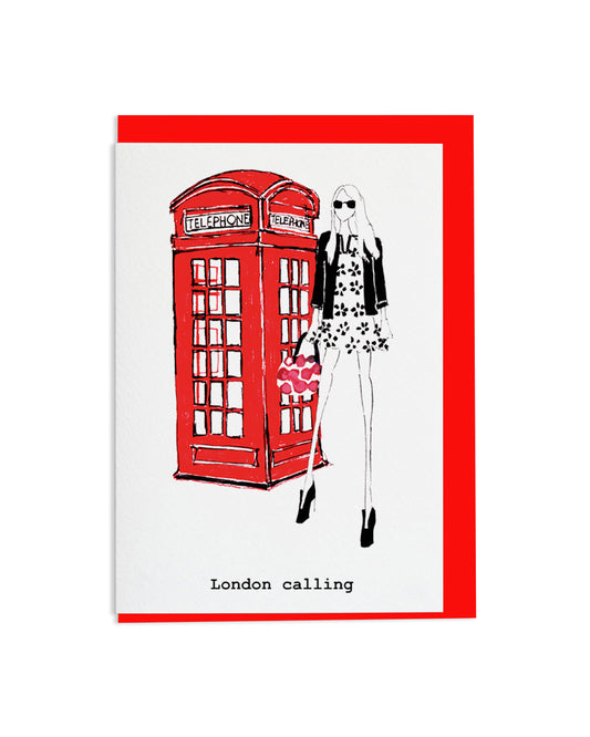 "London Calling" A6 Greetings Card