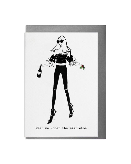 6 "Mistletoe" A6 Greetings Cards