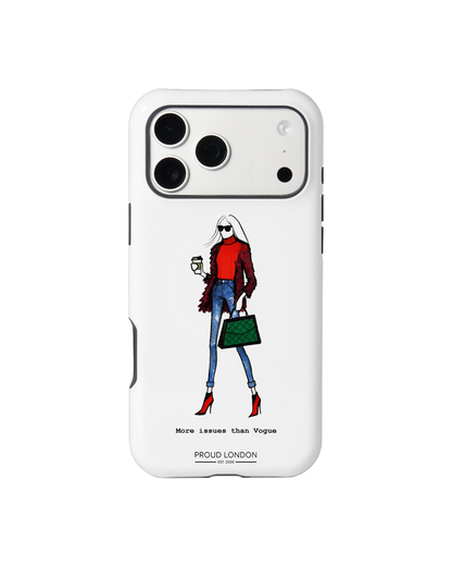 "More Issues Than Vogue" Phone Case