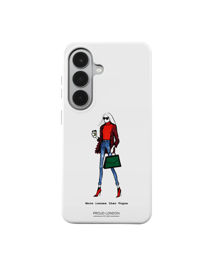"More Issues Than Vogue" Phone Case