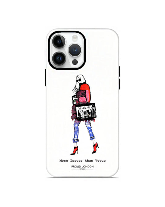 "More Issues Than Vogue" iPhone Case