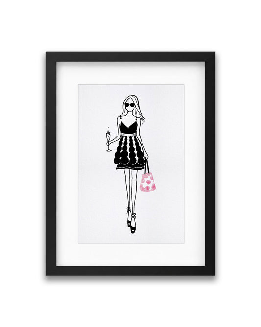 "Notting Hill" Framed A4 Print