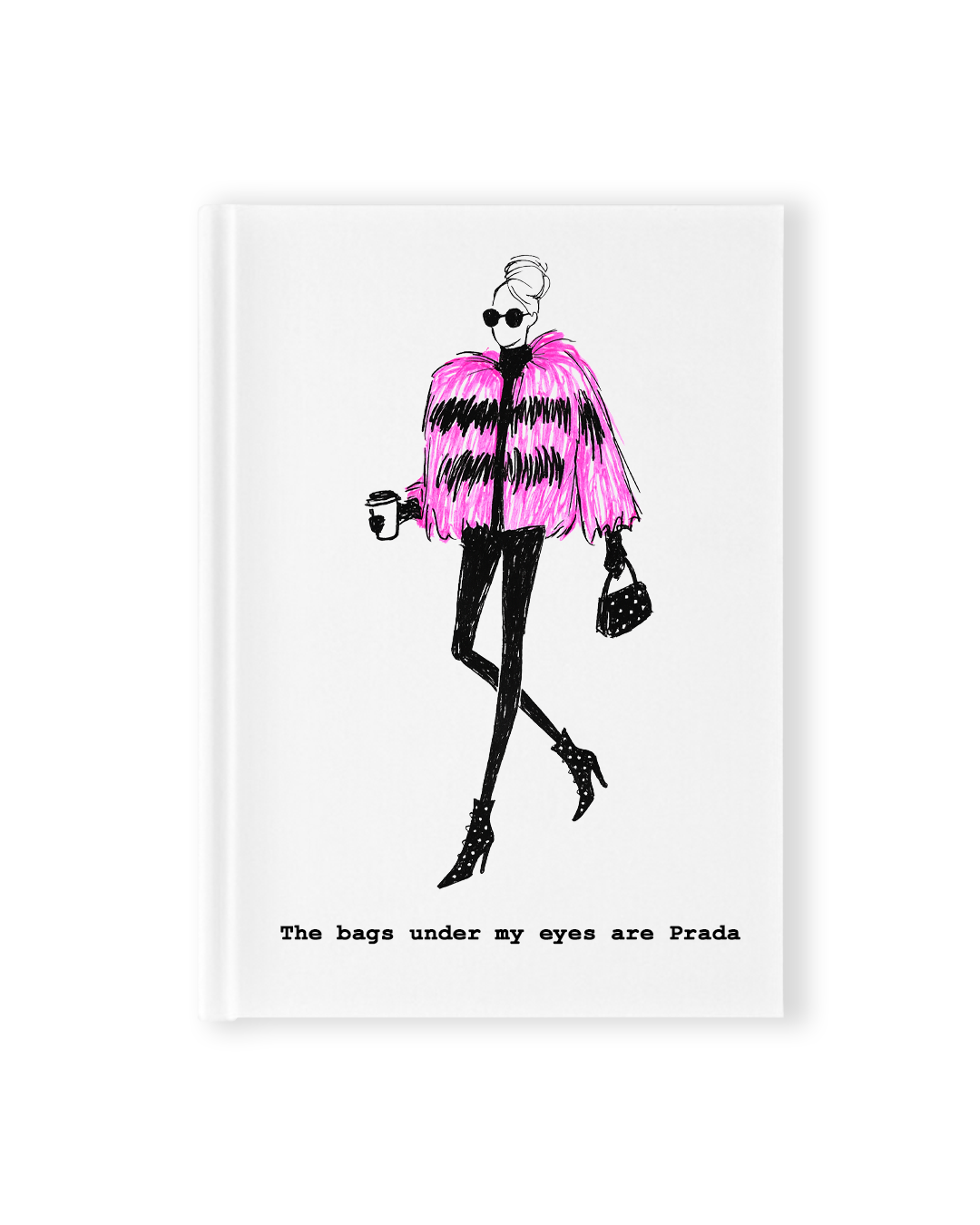 "Prada Bags" Hardcover Notebook
