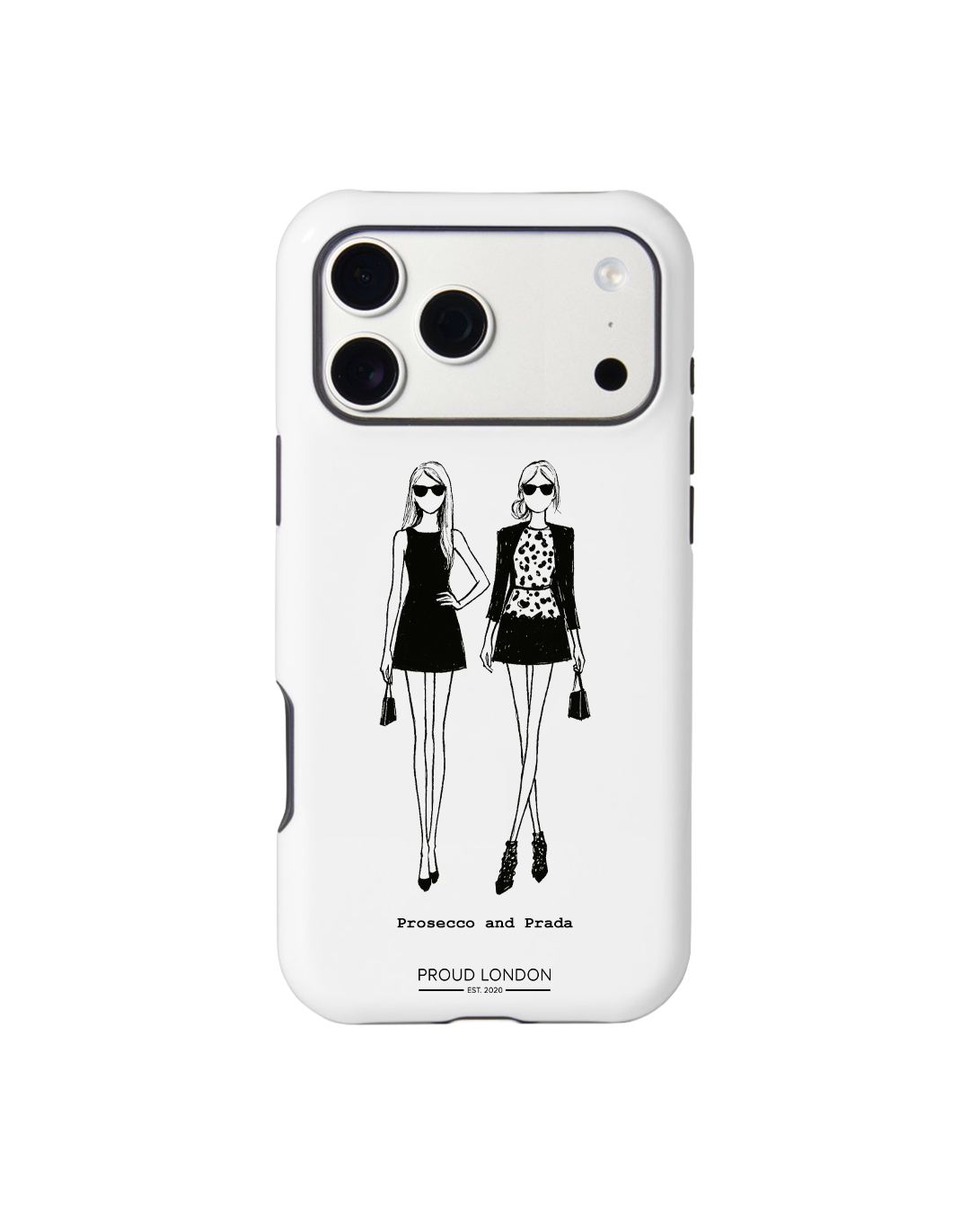 "Prosecco and Prada" Phone Case
