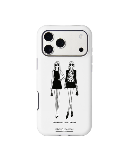 "Prosecco and Prada" Phone Case