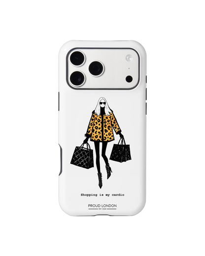 "Shopping Is My Cardio" Phone Case