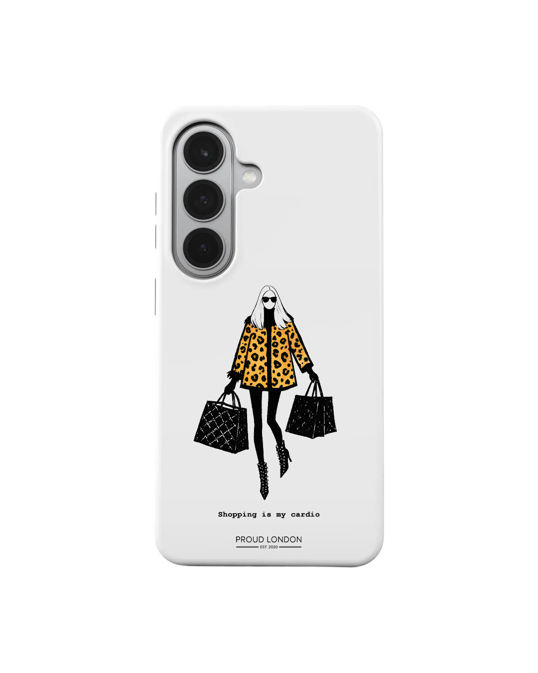 "Shopping Is My Cardio" Phone Case
