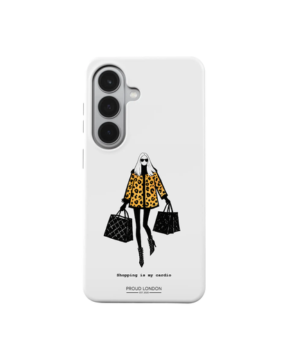 "Shopping Is My Cardio" Phone Case