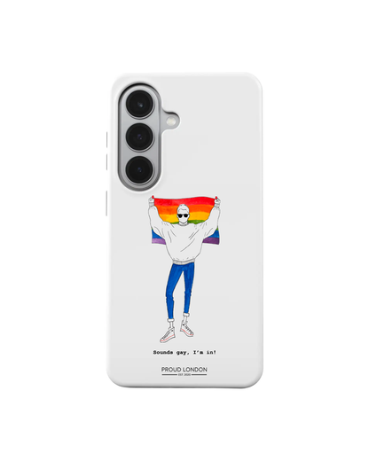 "Sounds Gay, I'm In (Man)" Phone Case