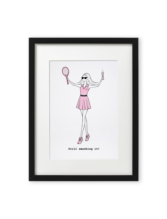"Still Smashing It" Framed A4 Print