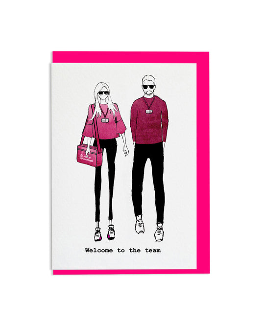 6 "Welcome To The Team" A6 Greetings Cards
