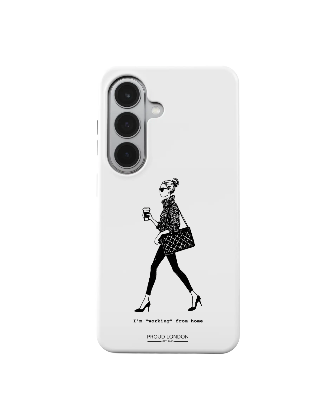 "Working From Home" Phone Case