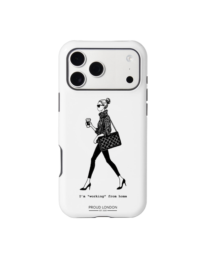 "Working From Home" Phone Case