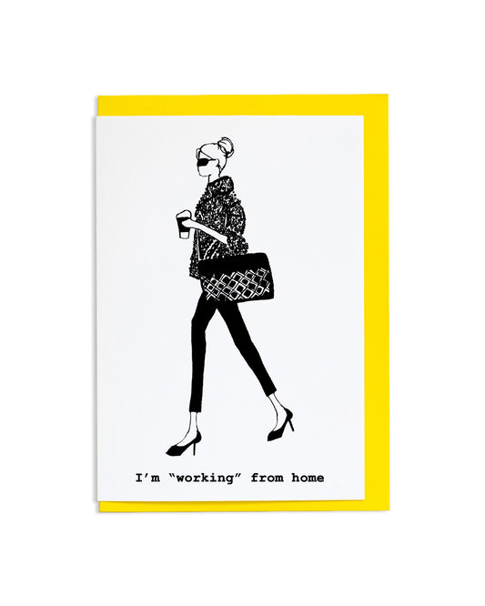 6 "Working From Home" A6 Greetings Cards