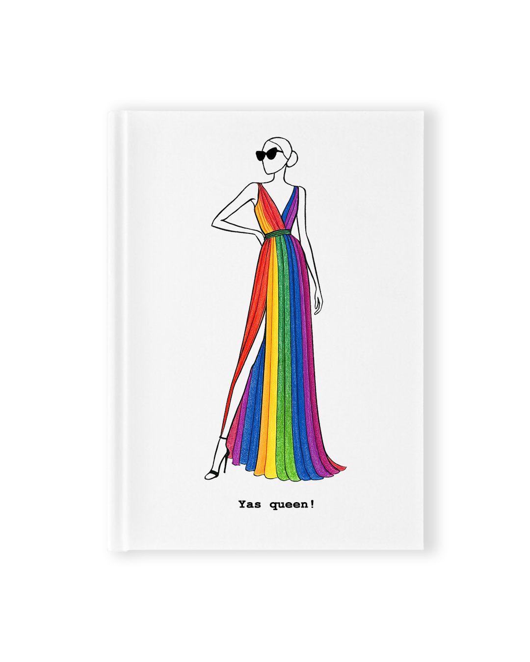 "Yas Queen" Hardcover Notebook