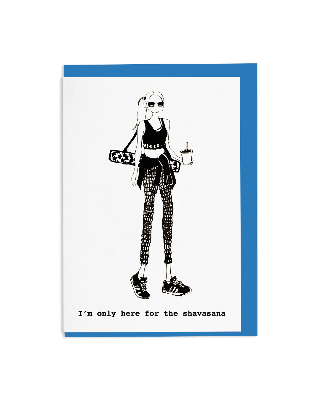 "Yoga Girl" A6 Greetings Card