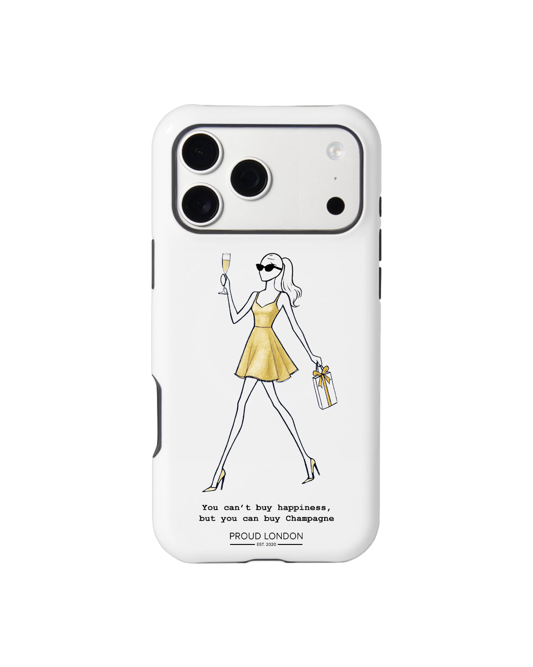 "You Can Buy Champagne" Phone Case