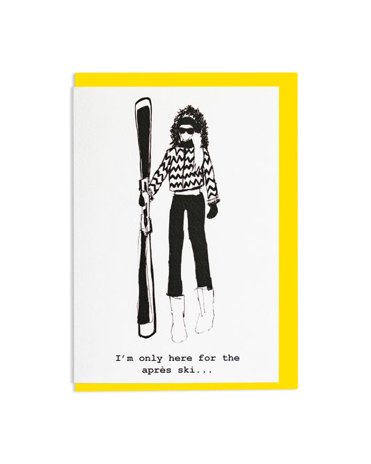 6 "#aprèsski" A6 Greetings Cards